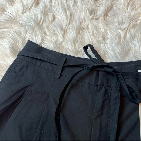 New EVERLANE The Poplin Pleated Taper Pant Black NWT Minimalist Casual Women’s 8 - Picture 7 of 14